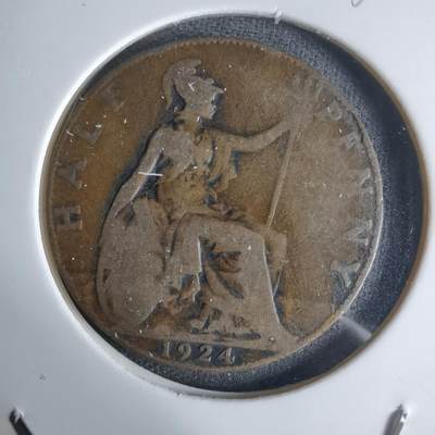 沼泽如烟--第1032场 - 英国1924年半便士