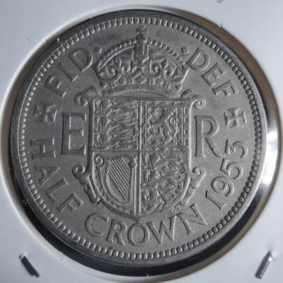 沼泽如烟--第1032场 - 英国1953年半克朗伊二首年