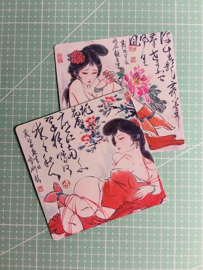 C先生 第25期 零抽层免费代拍  持续收拍品中  需要送拍的老板可以加微私聊 - 【方形卡】焱卡文化×雕仙《活色生香》2张