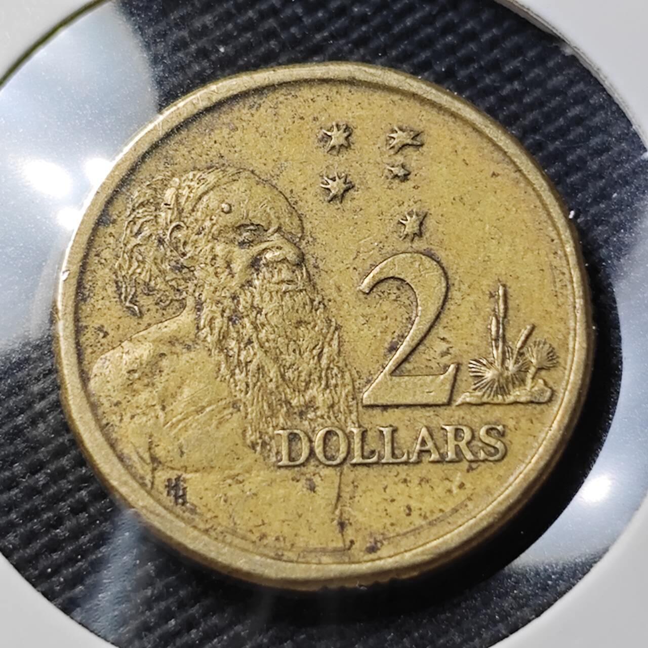 KK钱币收藏小铺  第407期 2月预留时间 周末发货  澳大利亚2元