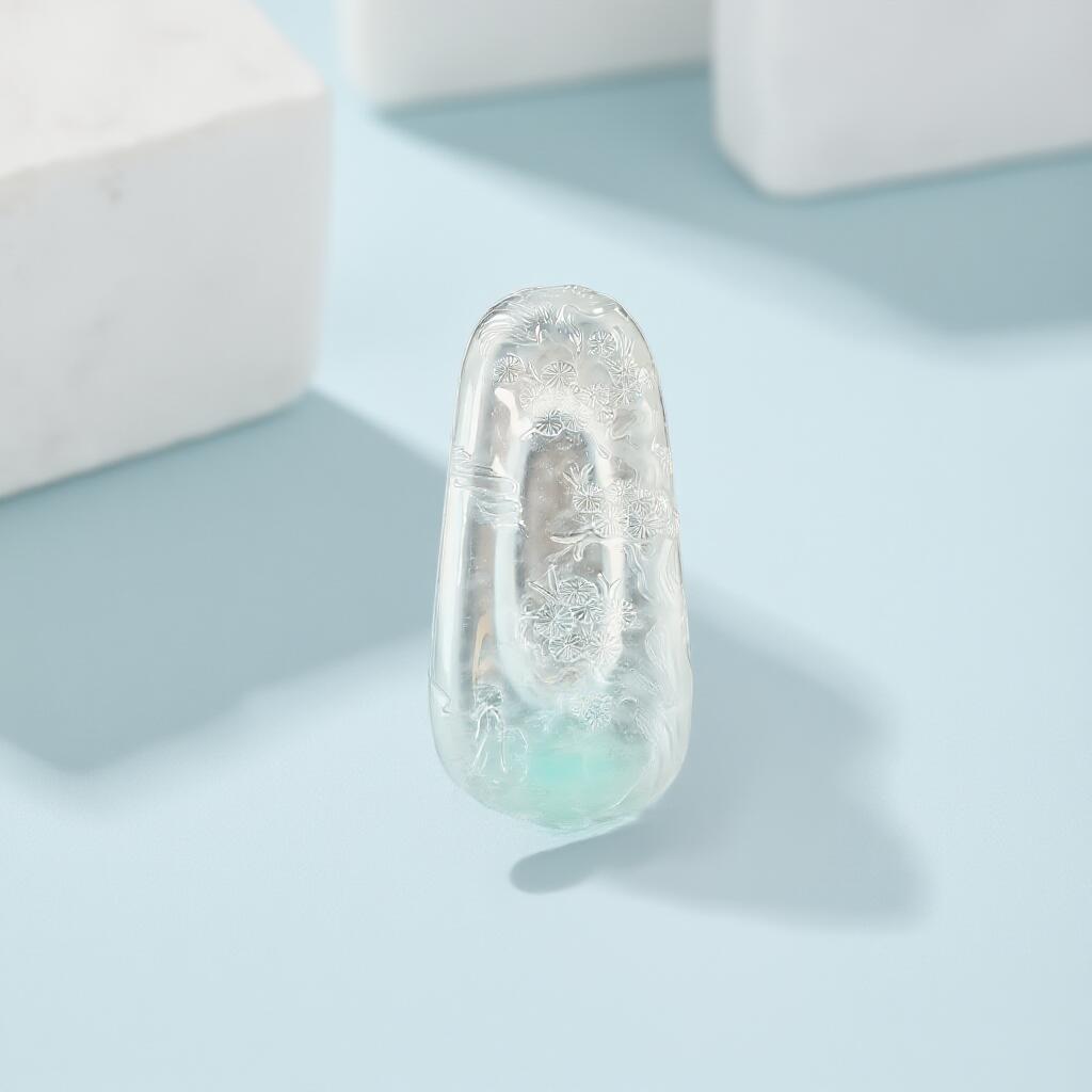 碧月说宝 君子怀瑾·当代和田玉清风专场(六) 玻璃种翡翠松鹤延年