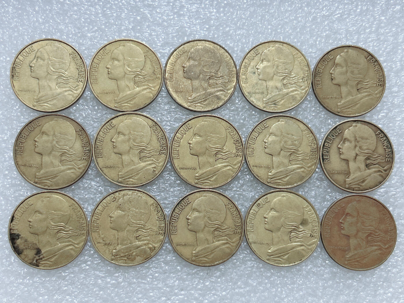 第一海外回流一元起拍收藏 散集专场  第306期 法国20分 15枚