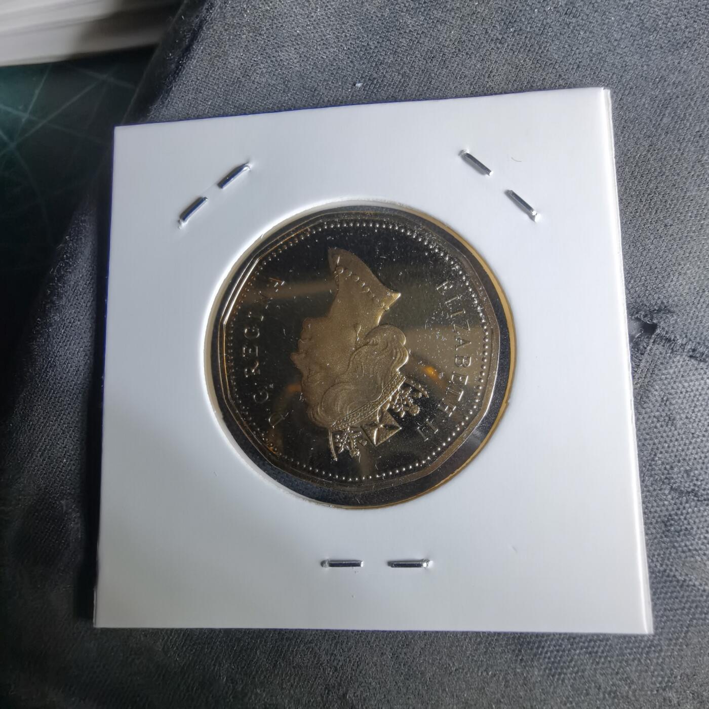 沼泽如烟--第1034场 加拿大1995年一元精制币