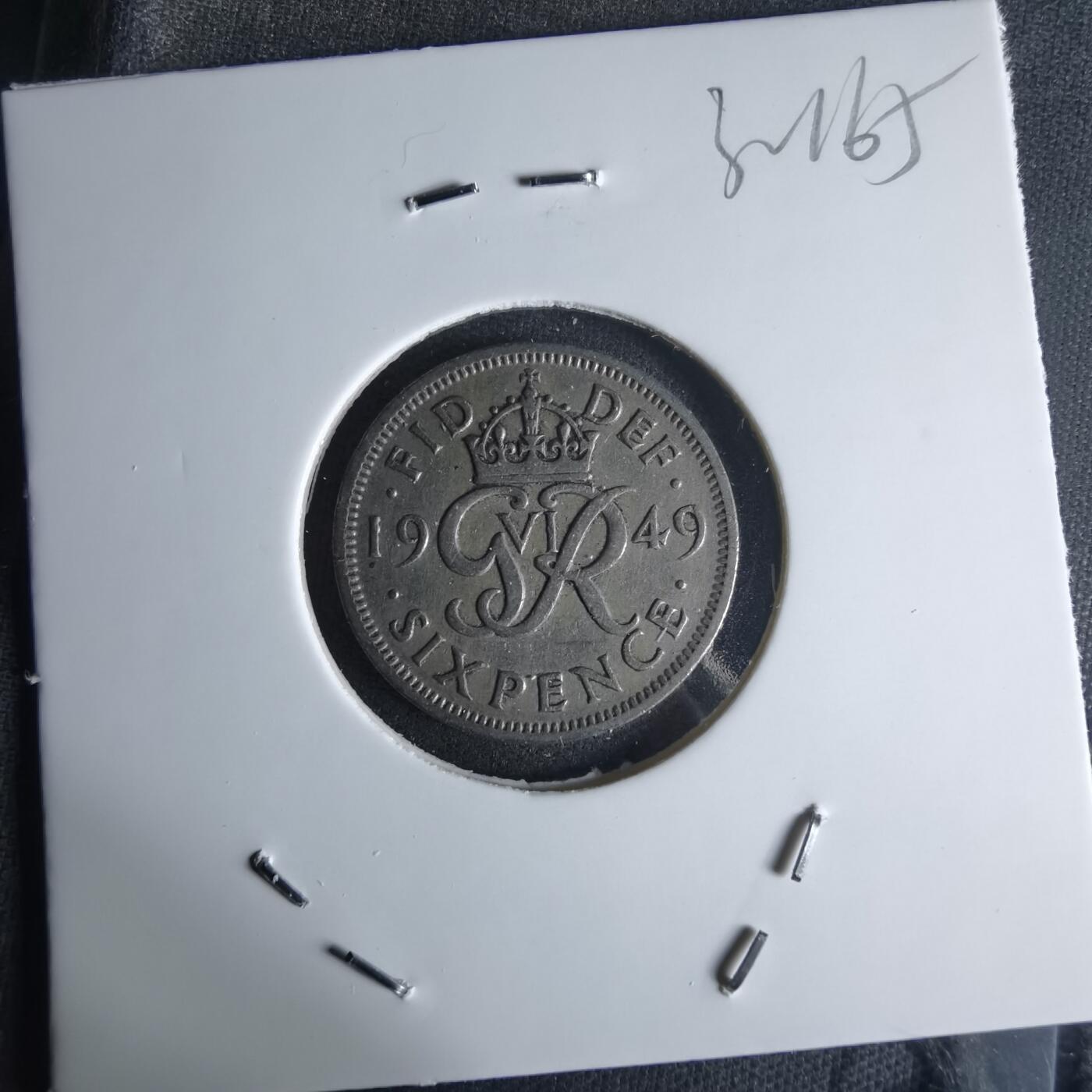 沼泽如烟--第1032场 英国1949年6便士