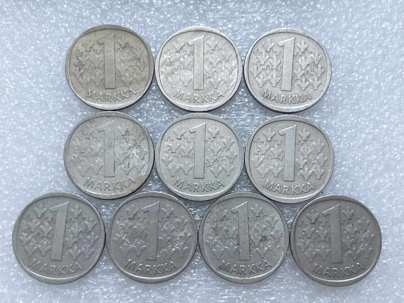 第一海外回流一元起拍收藏 散集专场  第306期 芬兰1马克硬币 10枚