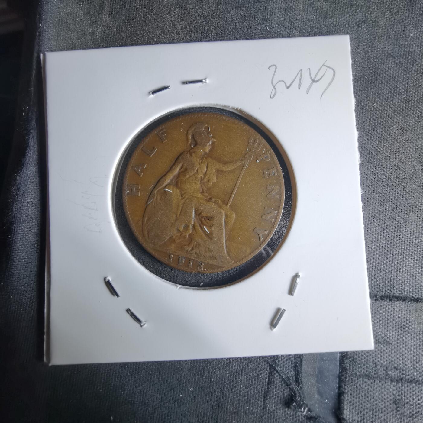 沼泽如烟--第1032场 英国1913年半便士