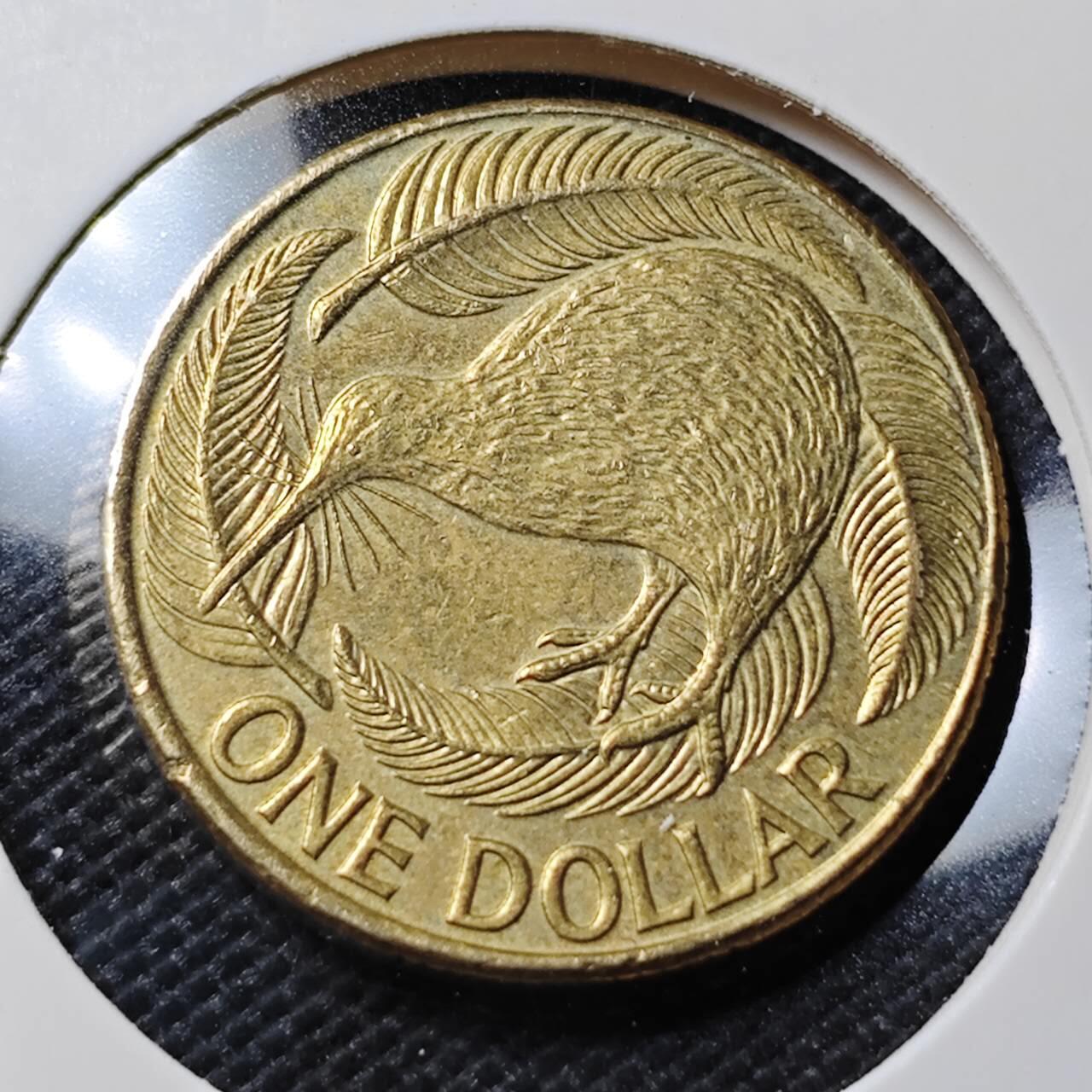 KK钱币收藏小铺  第407期 2月预留时间 周末发货  新西兰1元