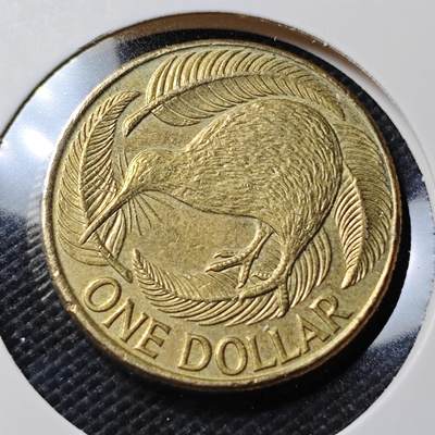 KK钱币收藏小铺  第407期 2月预留时间 周末发货 -  新西兰1元