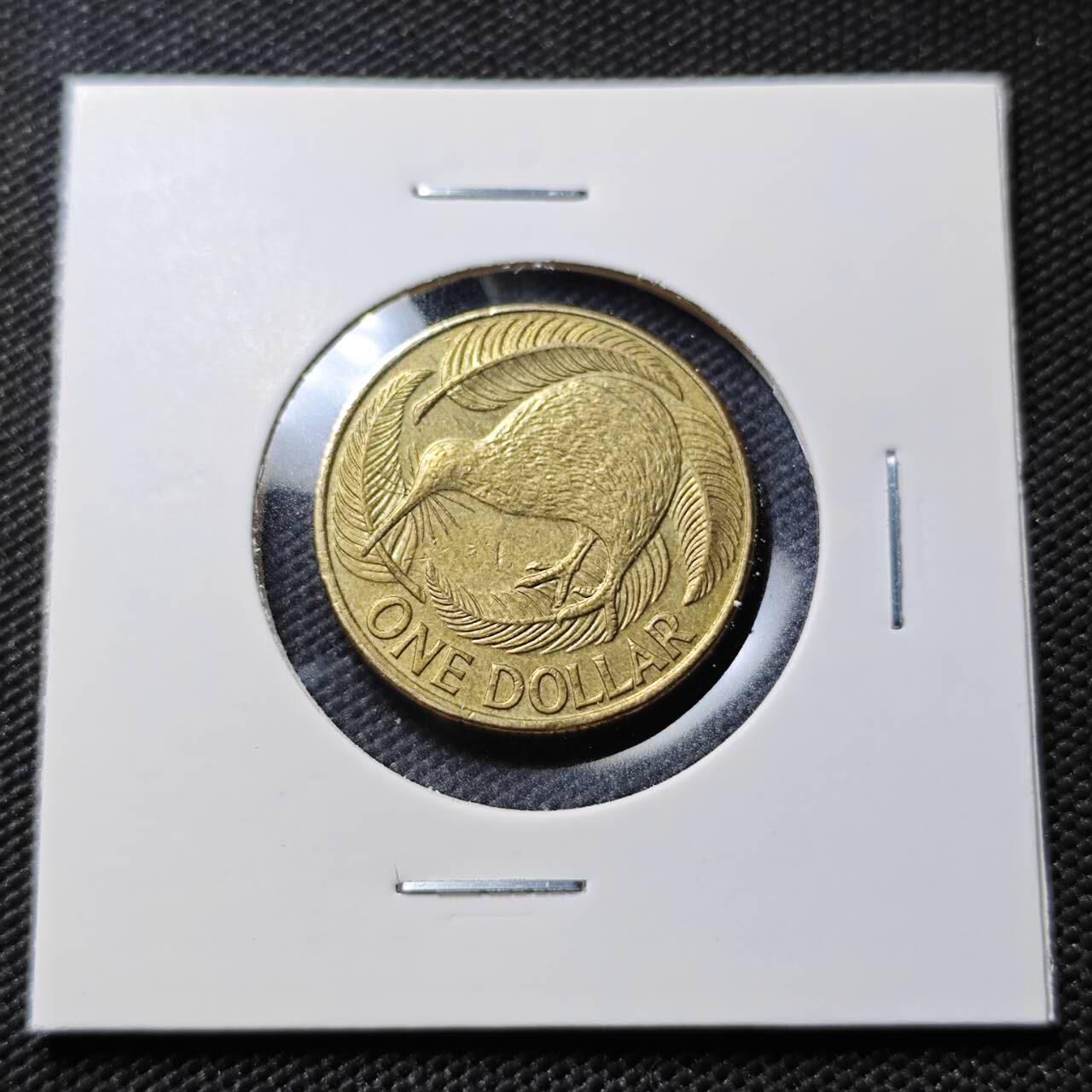 KK钱币收藏小铺  第407期 2月预留时间 周末发货  新西兰1元