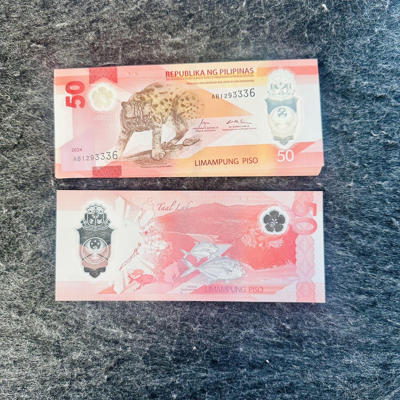 🇵🇭🇲🇺2609￥￥菲律宾2024年50比索，首发年份，2025年100和1000比索，新年份，毛里求斯2024年25卢比，新年份