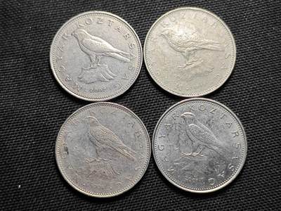 KK钱币收藏小铺  第408期 2月预留时间 周末发货 -  匈牙利50福林一组4枚