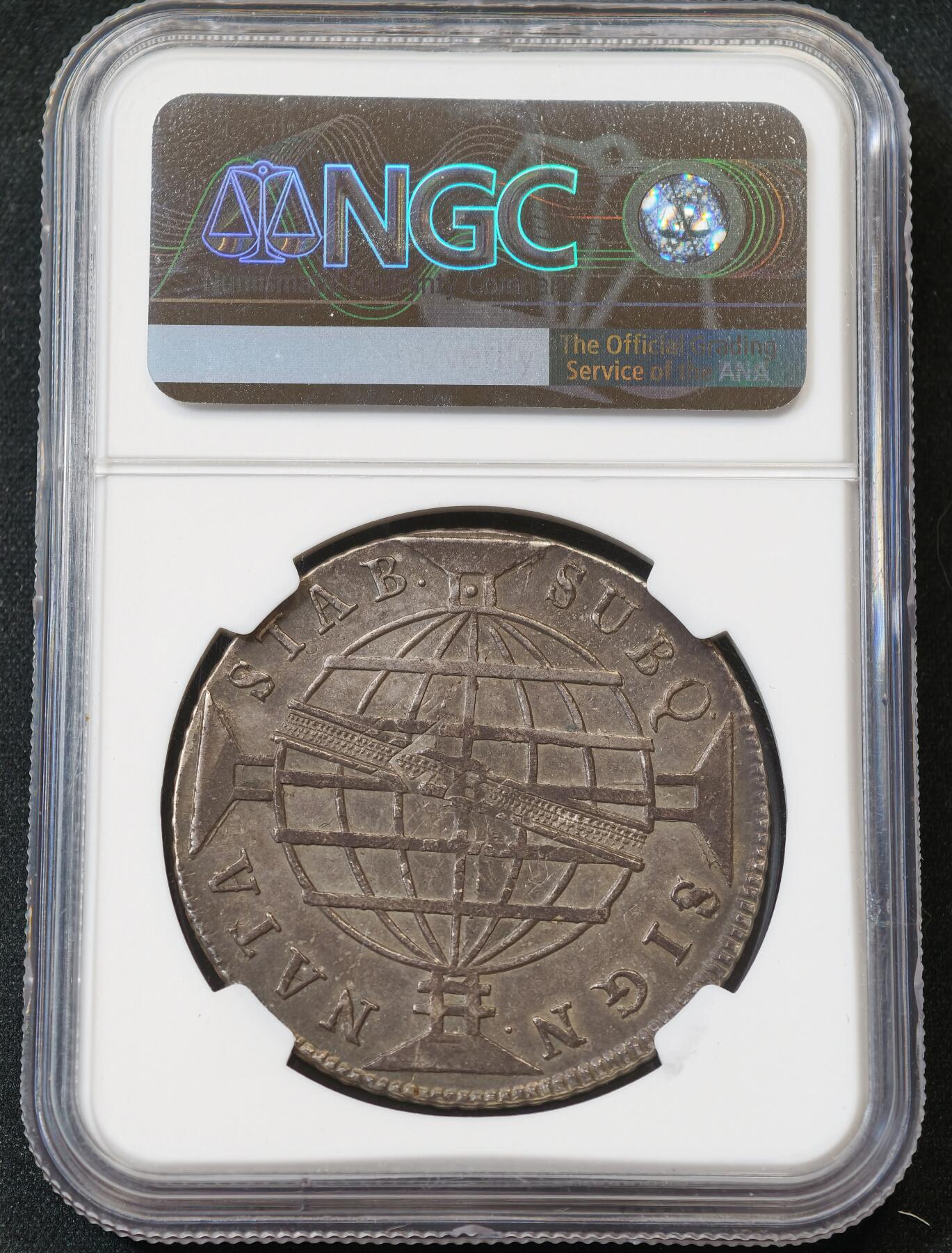 “方寸甄品”甄品场，甄臻铺-世界币章拍卖（第57期，直播拍卖），送拍享返佣金等优惠多多 NGC-AU501813B 巴西960R 大银币，包浆醇厚