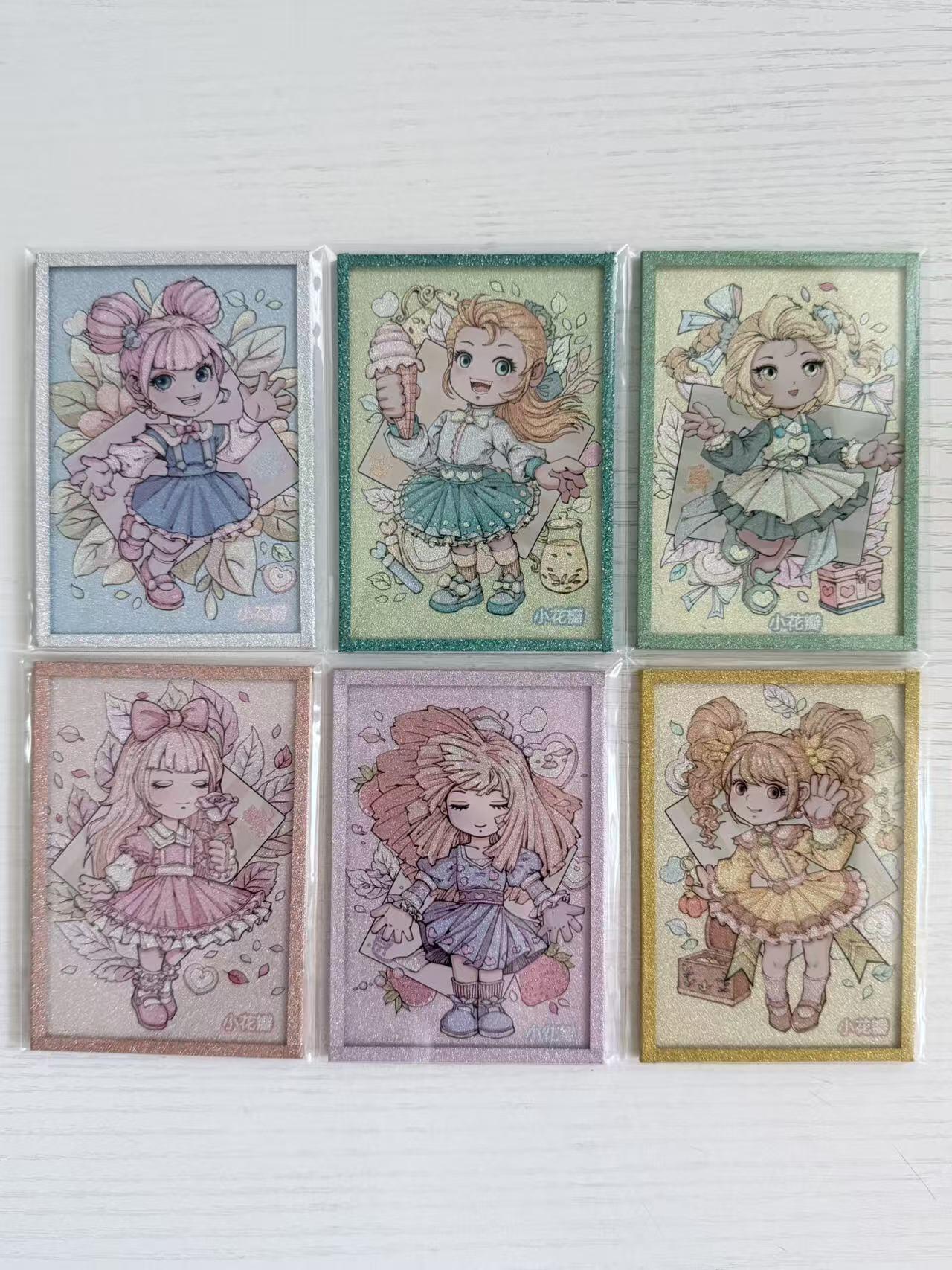 NO.28 好又多金牌大场，每周一站式配齐，方便凑单！（周6晚9点截拍，卖家送拍0抽成！） 小花瓣 思考与真实 六根眼耳鼻喉身意 钻闪小色纸套全 6张