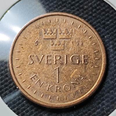 KK钱币收藏小铺  第408期 2月预留时间 周末发货 - 2016 瑞典1克朗