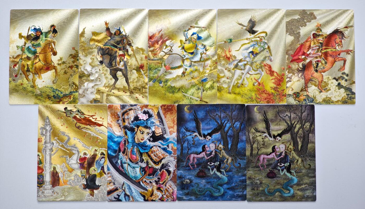 白泽拍卖卡牌手绘专场第34期（花朝去了又春分 草如茵 柳烟新）