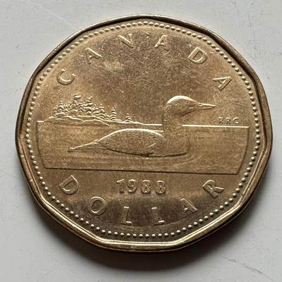 🌹外币初藏🌹🐯2026年第34场   每周二四六晚8️⃣点 接代拍 - 加拿大1988年1元