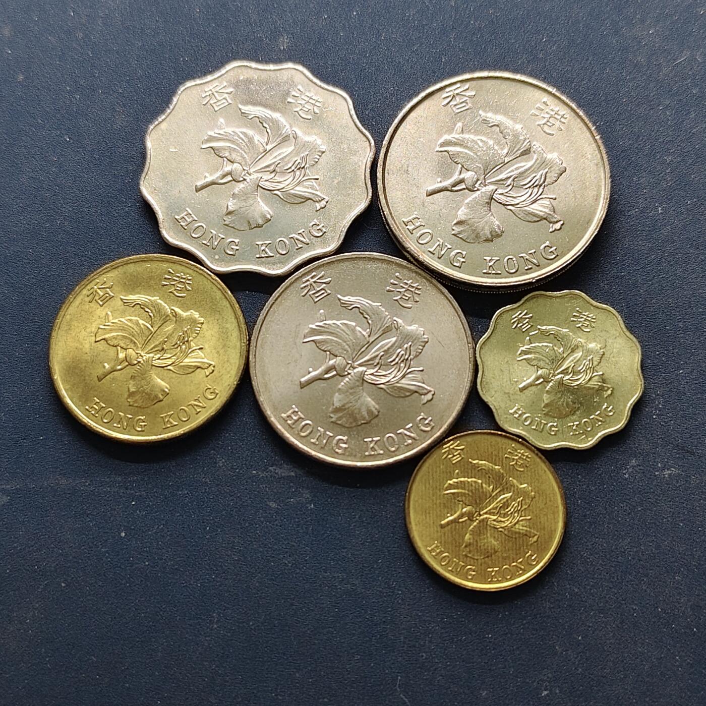 【全场包邮】纯粹捡漏拍514场 香港1997年回归纪念版6枚套币