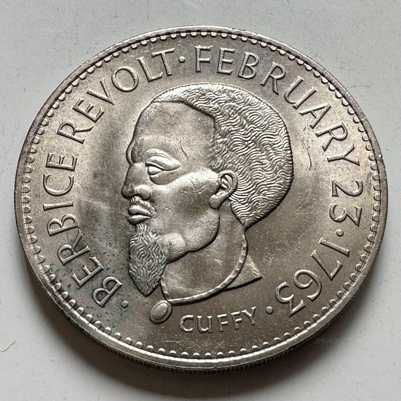 🌹外币初藏🌹🐯2026年第34场   每周二四六晚8️⃣点 接代拍 圭亚那 1970年1元FA O纪念币 