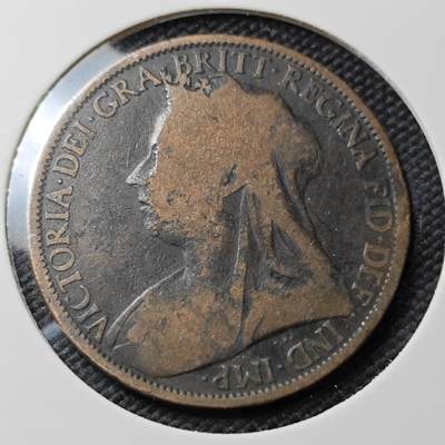 KK钱币收藏小铺  第408期 2月预留时间 周末发货 -  英国1便士铜币