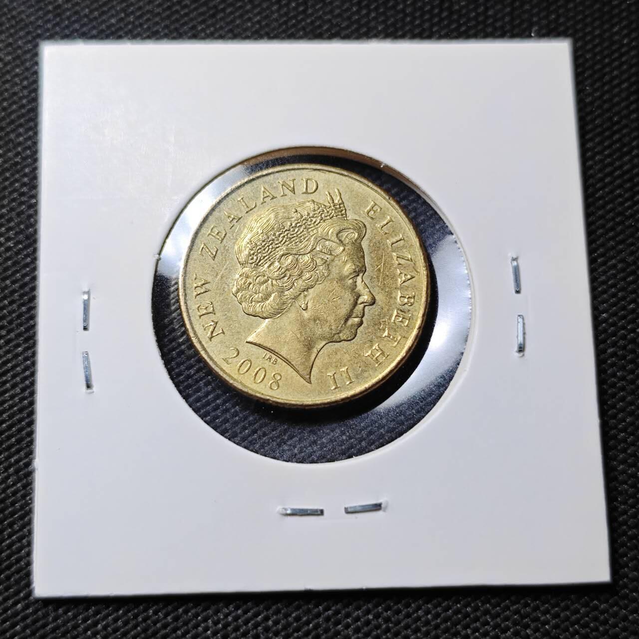 KK钱币收藏小铺  第407期 2月预留时间 周末发货  新西兰1元