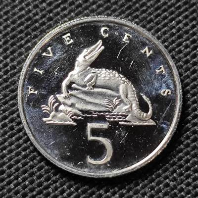 KK钱币收藏小铺  第408期 2月预留时间 周末发货 -   1976牙买加5分精制币