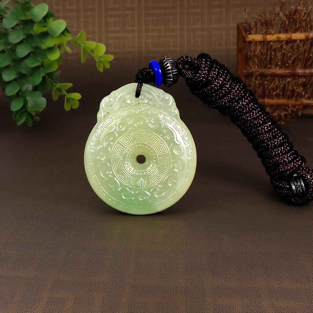 碧月说宝 君子怀瑾·当代和田玉清风专场(五) 和田黄玉仿古出阔璧