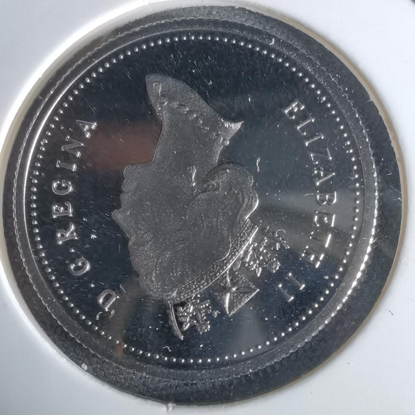 沼泽如烟--第1034场 加拿大1995年25分精制币