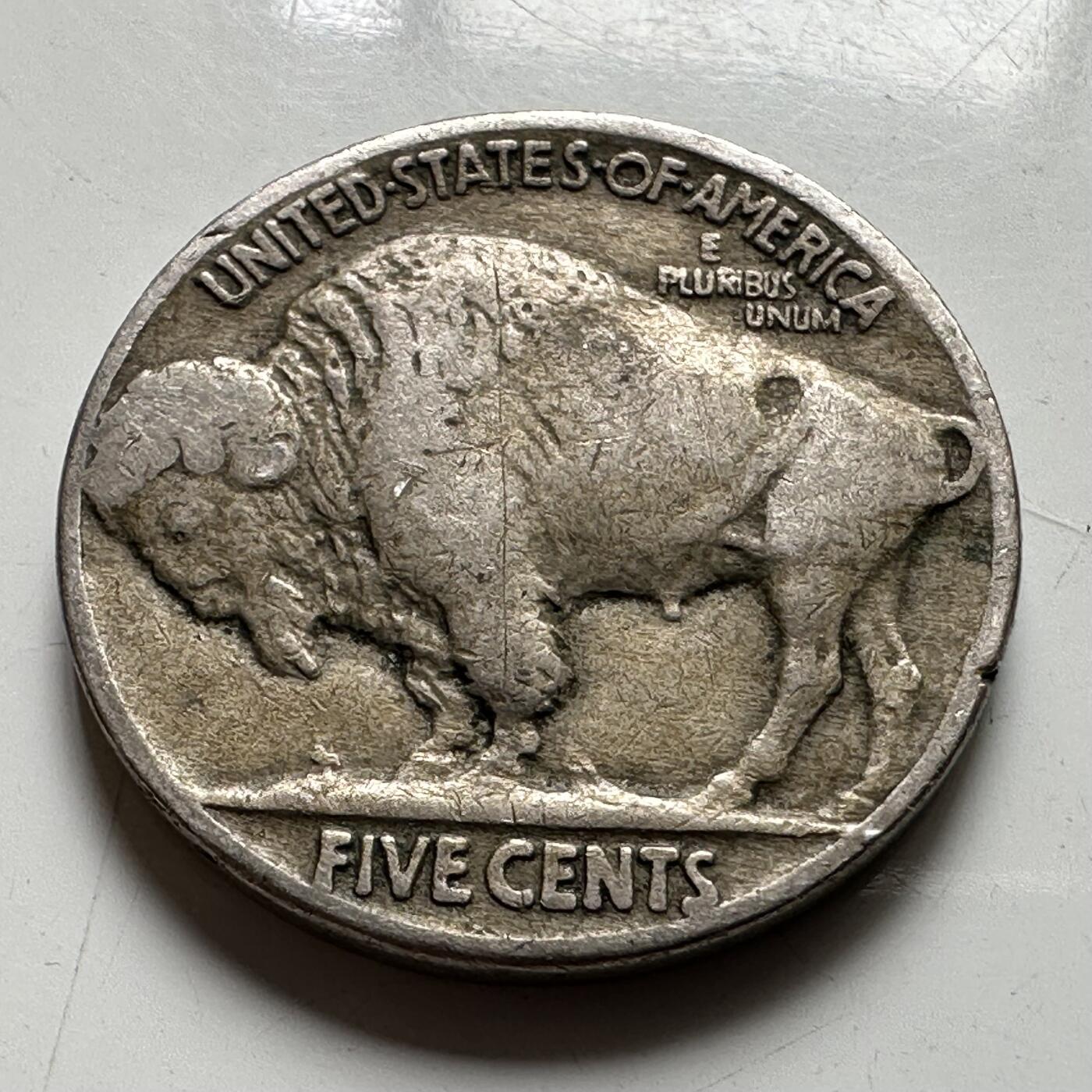 🌹外币初藏🌹🐯2026年第34场   每周二四六晚8️⃣点 接代拍 美国 1935年 印第安野牛 5分 铜镍币 