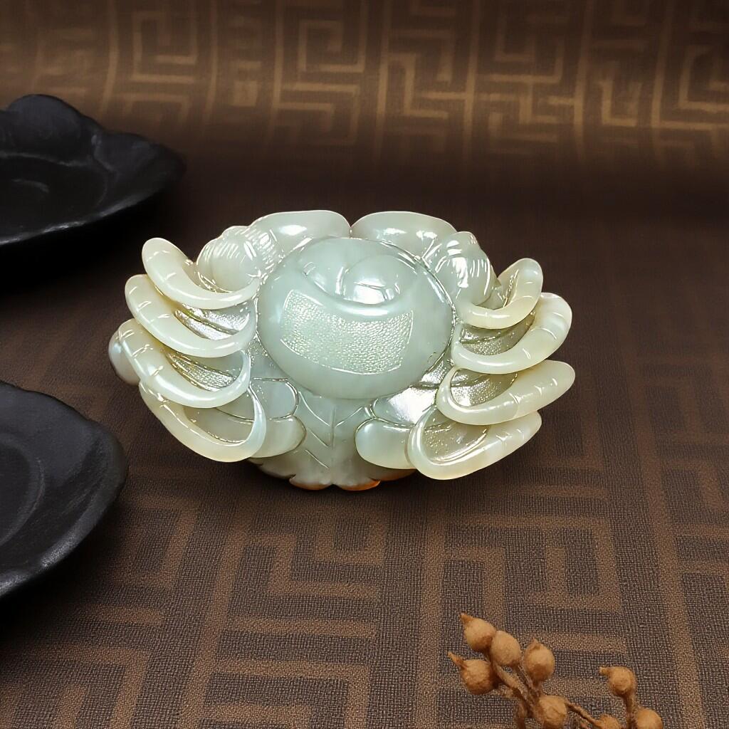 碧月说宝 君子怀瑾·当代和田玉清风专场(六) 八方来财