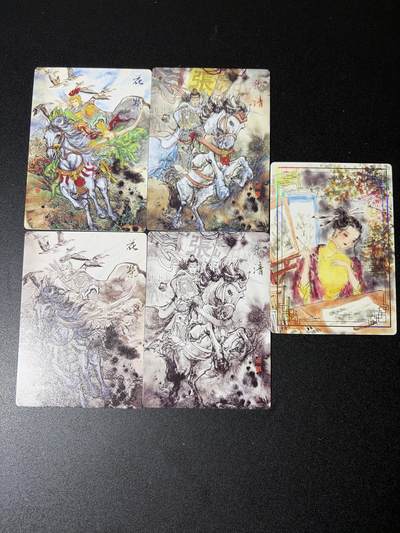 NO.28 好又多金牌大场，每周一站式配齐，方便凑单！（周6晚9点截拍，卖家送拍0抽成！） - 墨染 莹彩意水浒 2张花荣+2张张清+1张印签卡 普卡5张