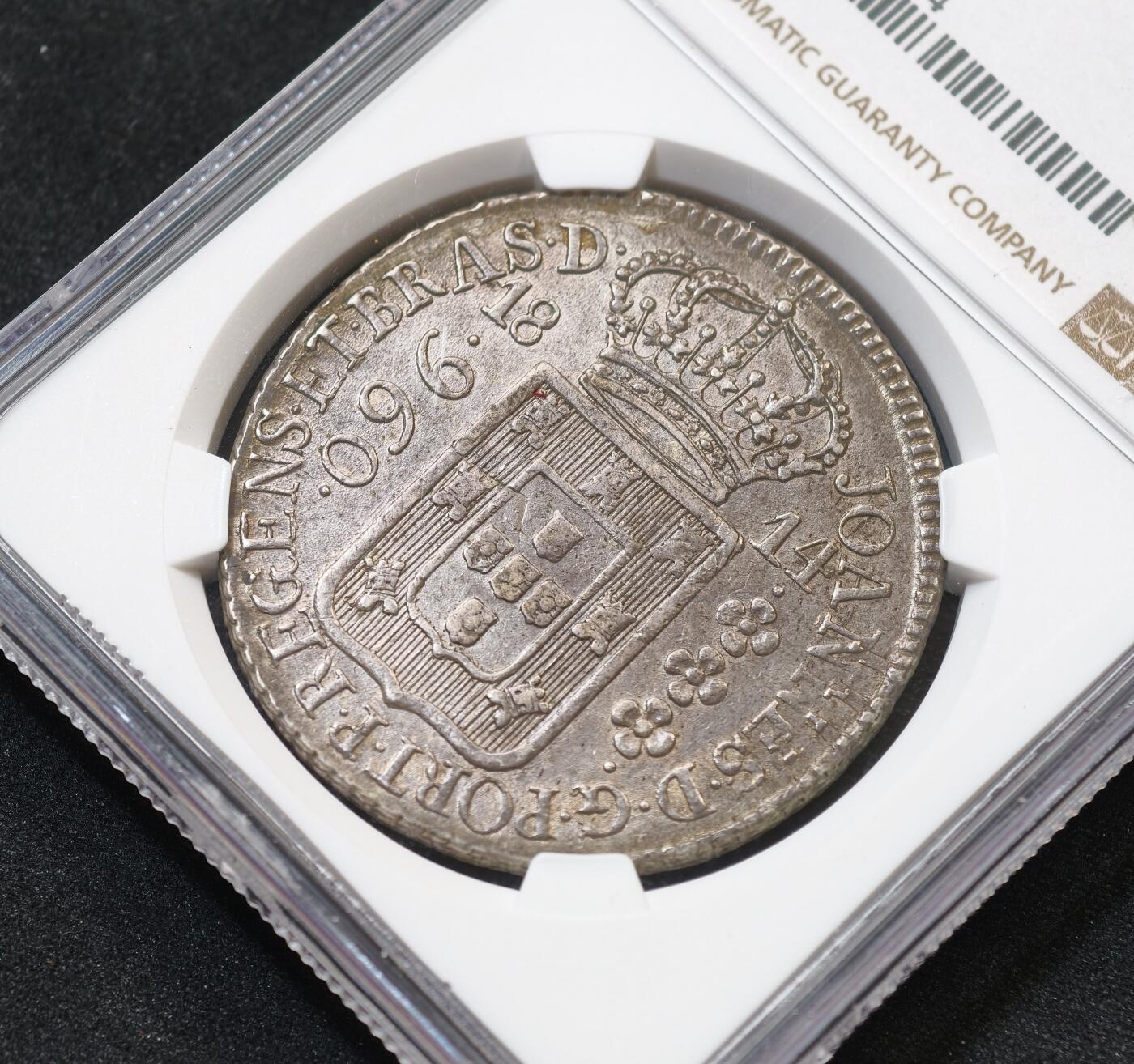 “方寸甄品”甄品场，甄臻铺-世界币章拍卖（第57期，直播拍卖），送拍享返佣金等优惠多多 NGC-AU53 1814R 巴西960R 大银币，还有浅浅转光