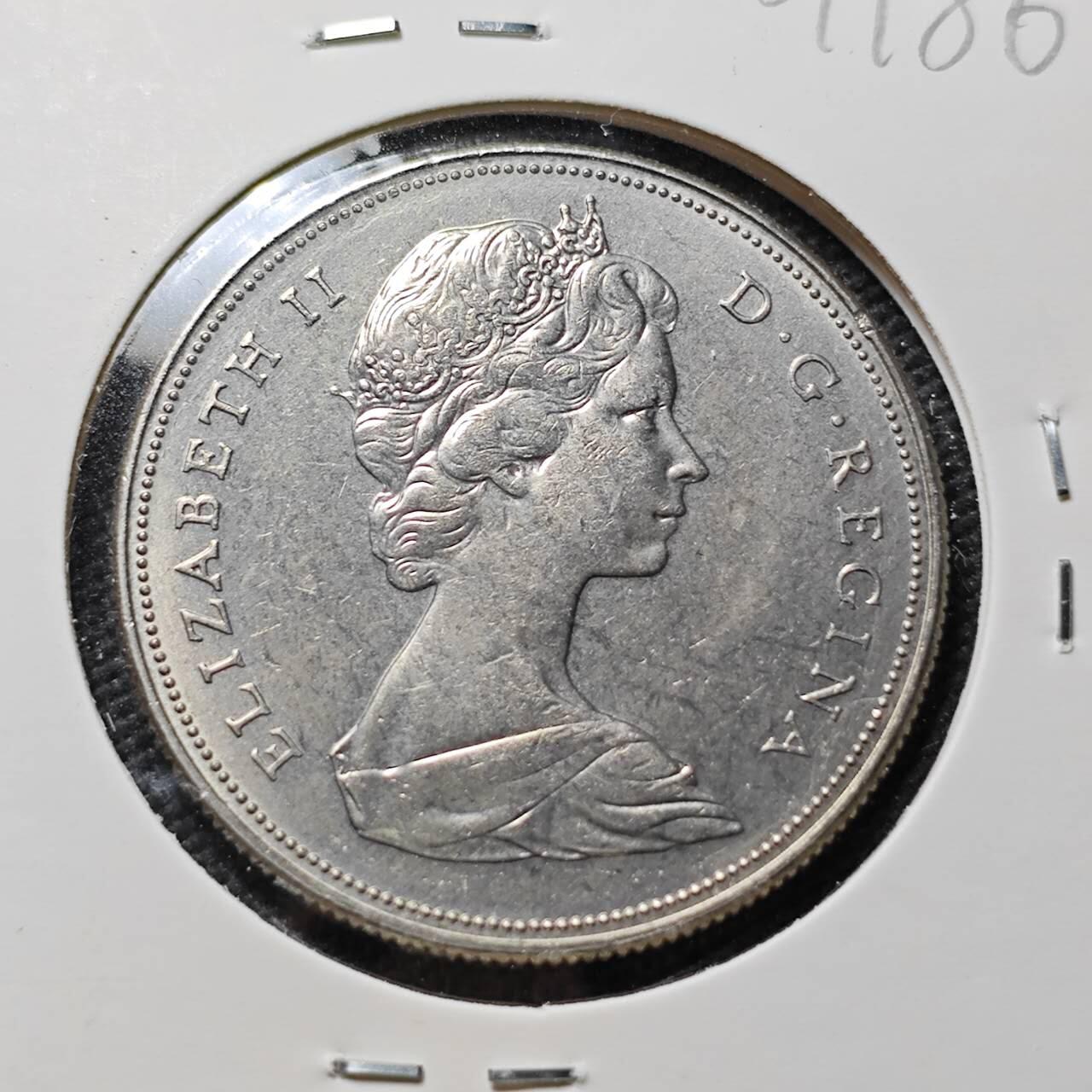 KK钱币收藏小铺  第407期 2月预留时间 周末发货  1971加拿大1元纪念币