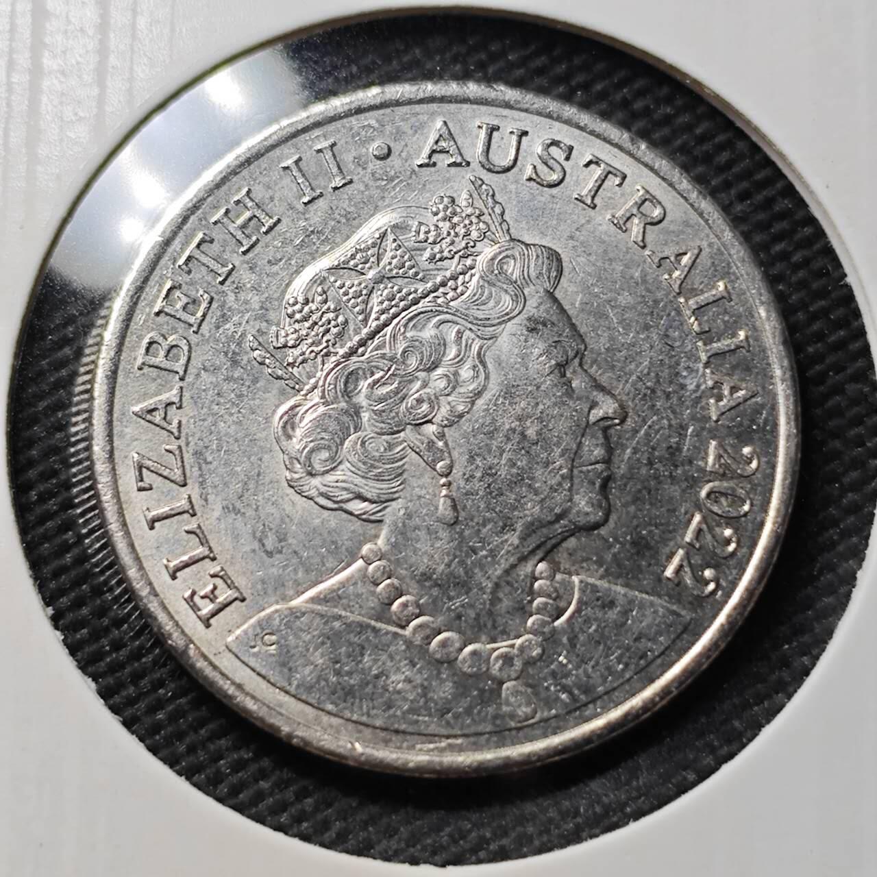 KK钱币收藏小铺  第407期 2月预留时间 周末发货  2022澳大利亚20分