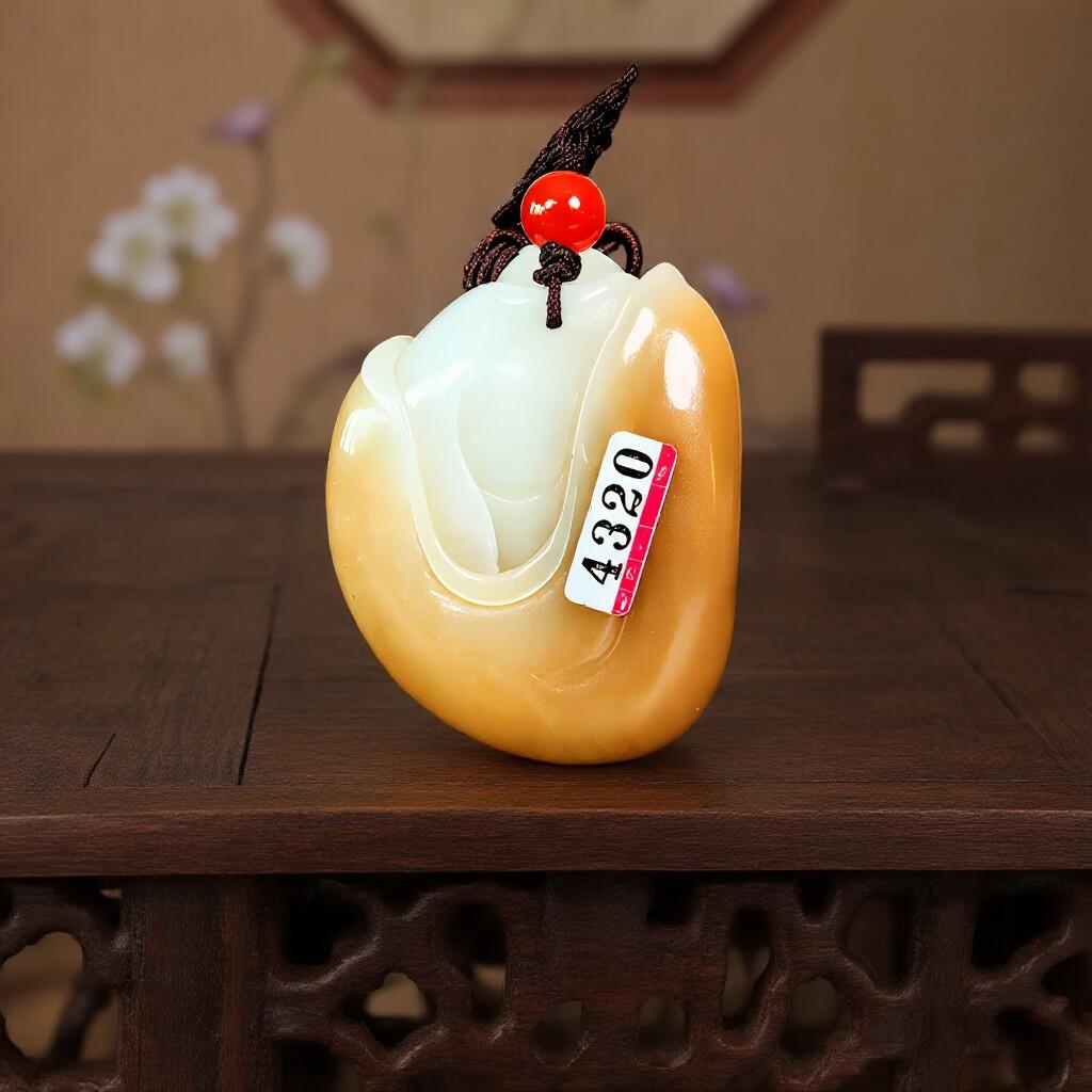 碧月说宝 君子怀瑾·当代和田玉清风专场(五) 和田玉糖色弥勒佛