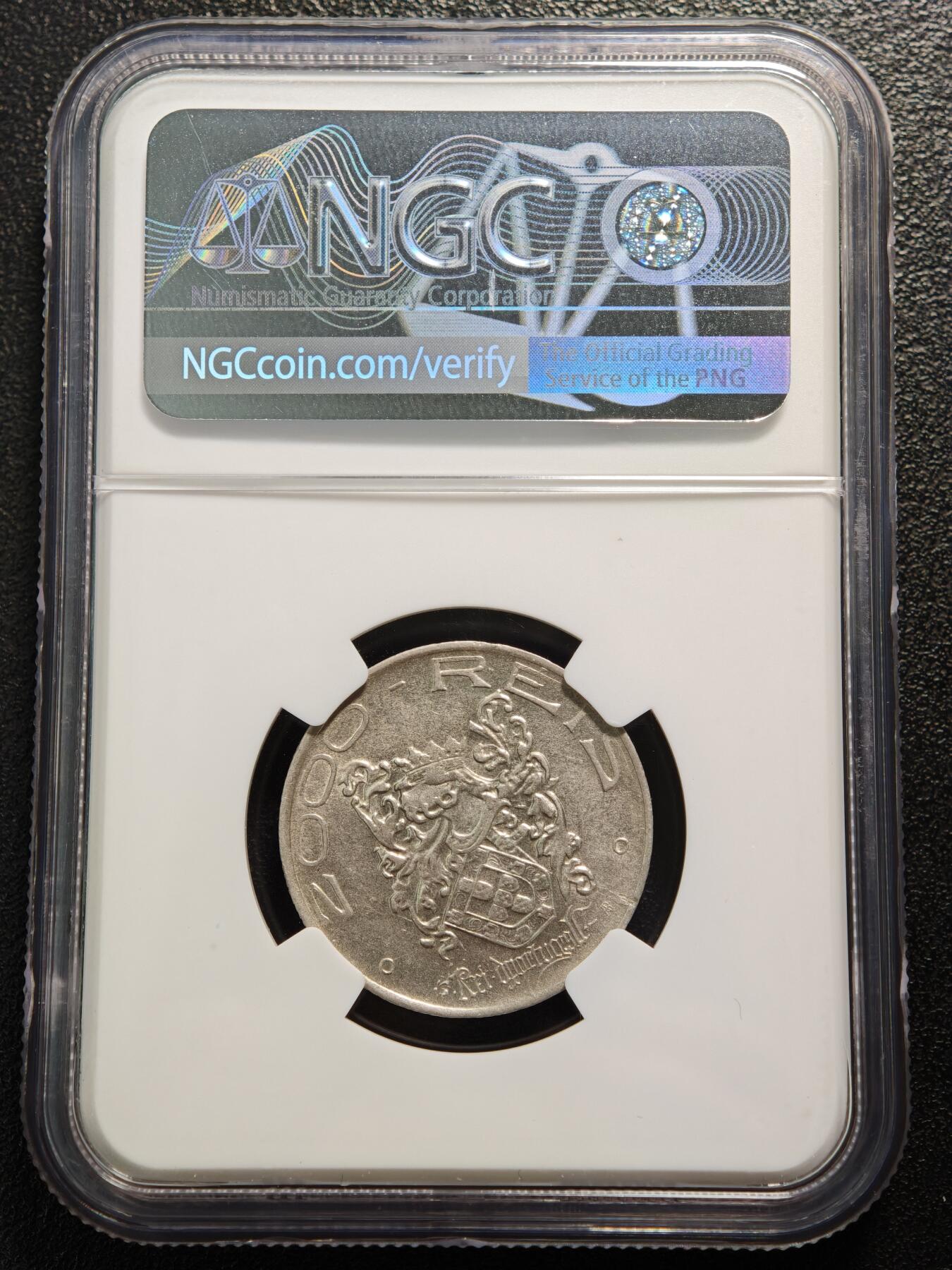 【德藏】世界币章拍卖第169期（拍品征集中~欢迎藏友联系） 1932年 巴西殖民地400周年2000瑞斯纪念银币 NGC AU55