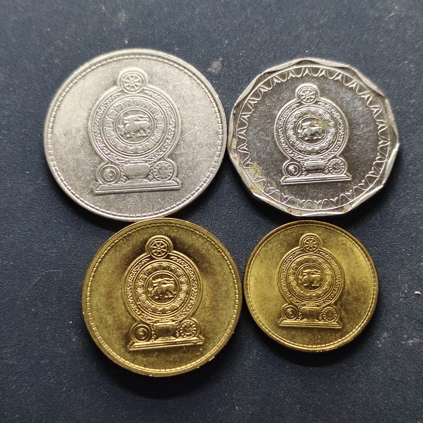 【全场包邮】纯粹捡漏拍514场 斯里兰卡2009年清年份4枚套币