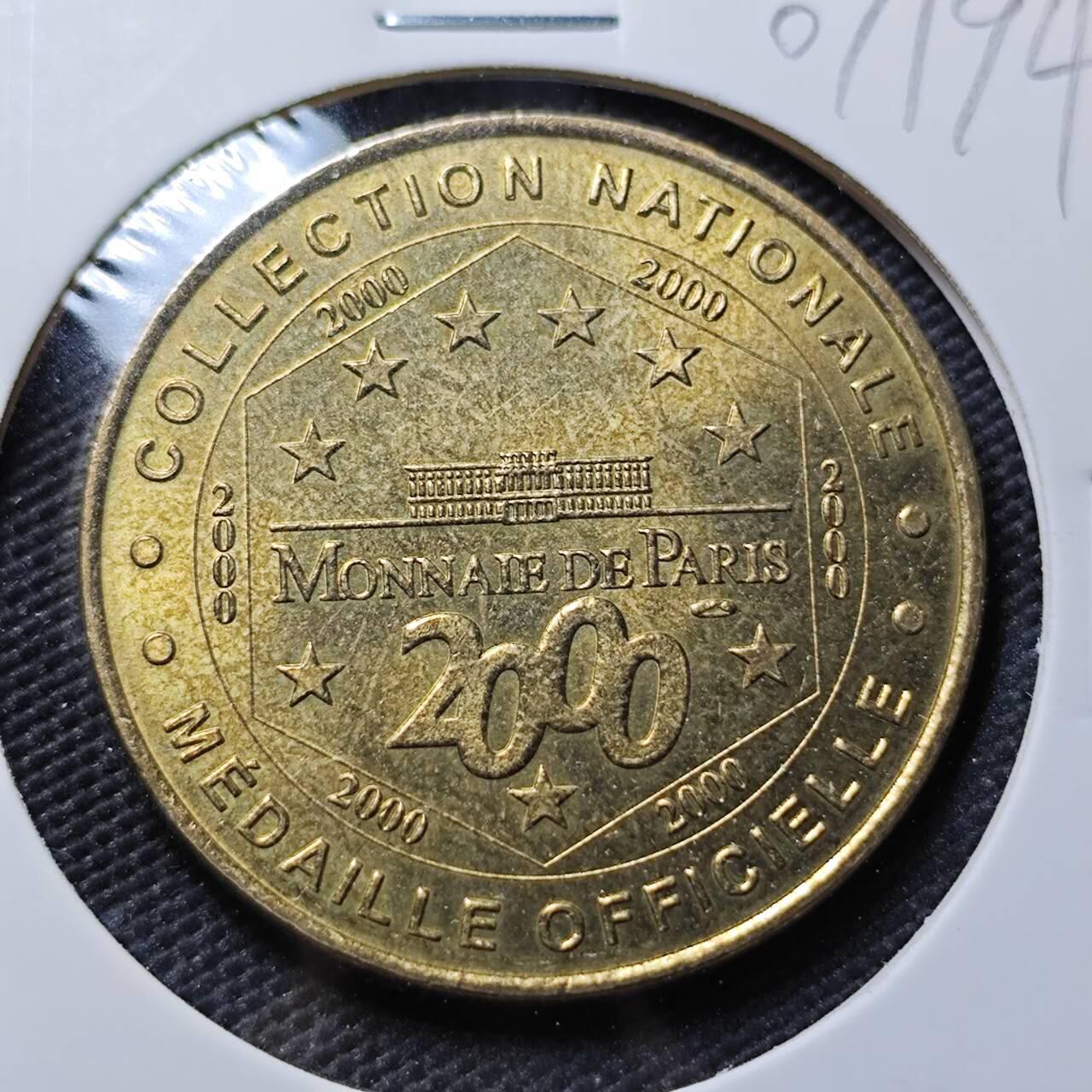KK钱币收藏小铺  第407期 2月预留时间 周末发货  法国巴黎造币厂纪念章