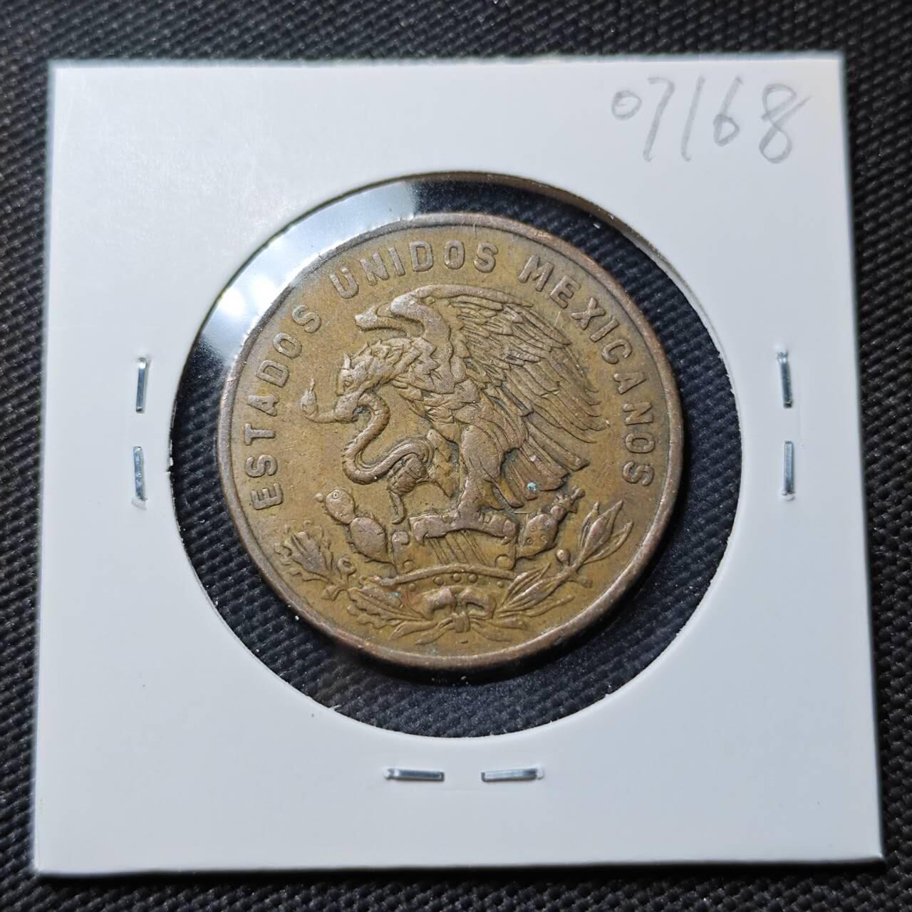 KK钱币收藏小铺  第407期 2月预留时间 周末发货  1966墨西哥20分