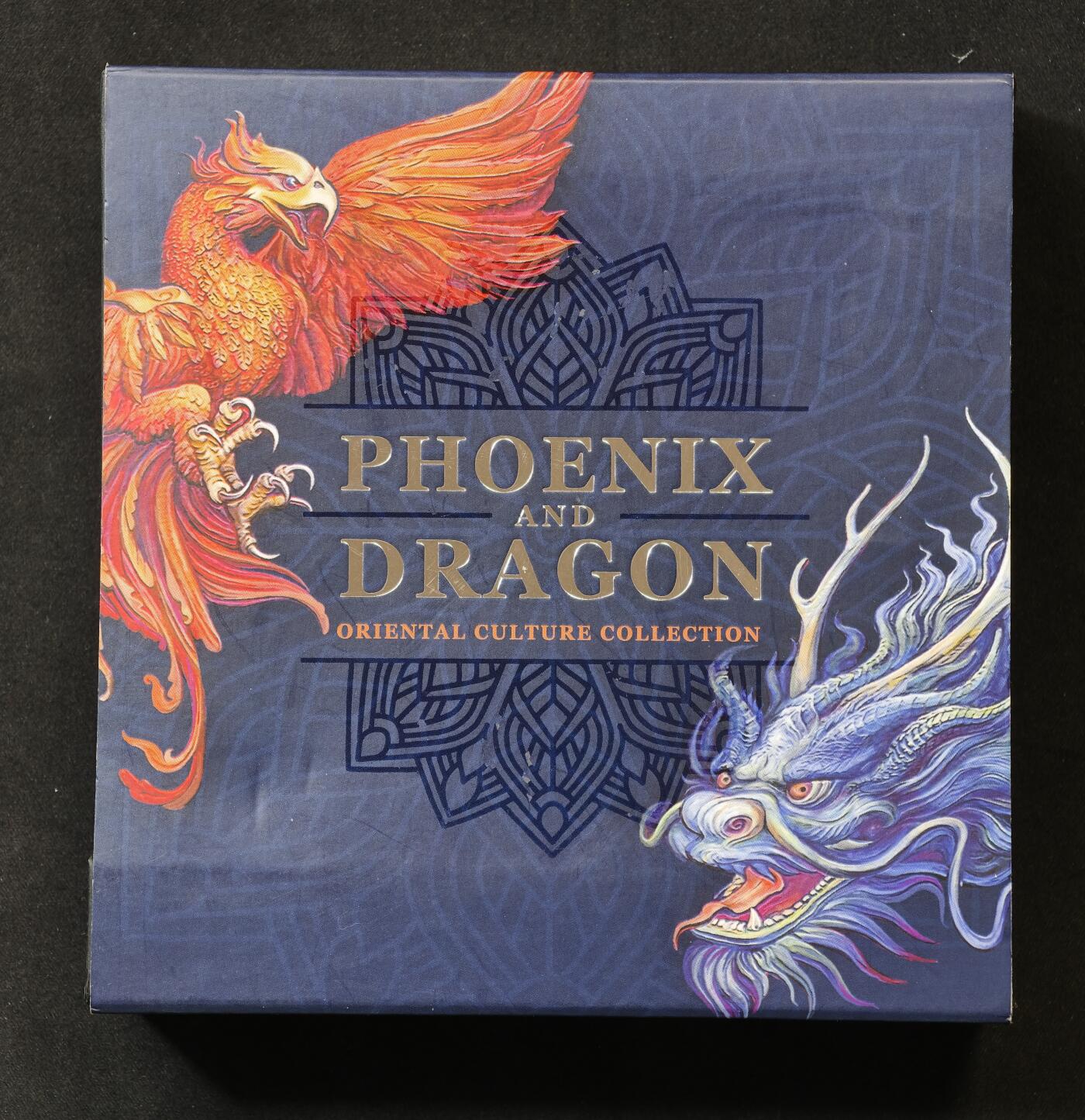 “方寸甄品”甄品场，甄臻铺-世界币章拍卖（第57期，直播拍卖），送拍享返佣金等优惠多多 2021年加纳50克仿古精制银币，高浮雕彩色中国龙凤，女王头像围绕中文双喜，寓意极好，仅发行888枚，盒证齐全