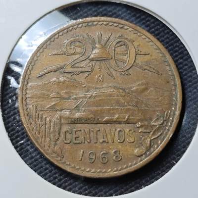 KK钱币收藏小铺  第407期 2月预留时间 周末发货 -  墨西哥20分纪念币