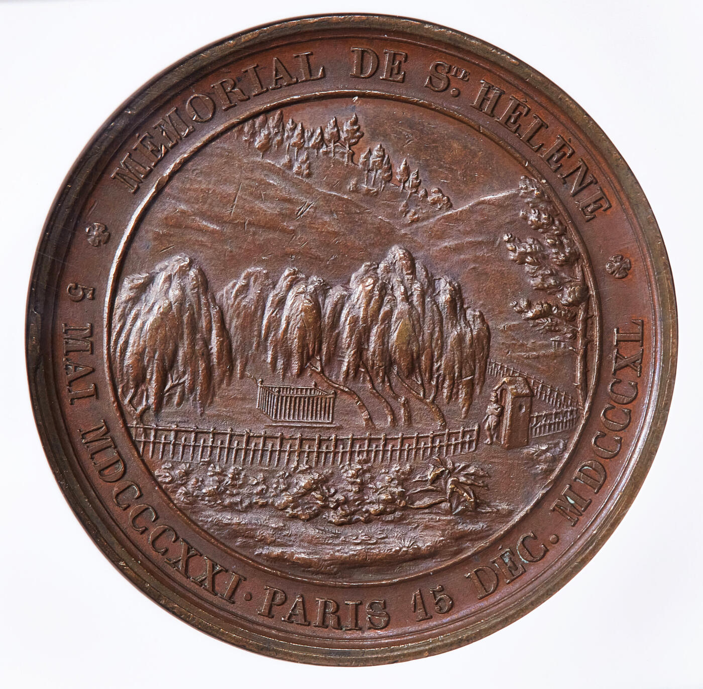 【俄甄集藏】2026年(050)04-01星期三 晚 19:30 全场包邮 法国1840年纪念拿破仑遗体归葬法国大铜章，NGC MS62，高浮雕，巧克力包浆，经典品种