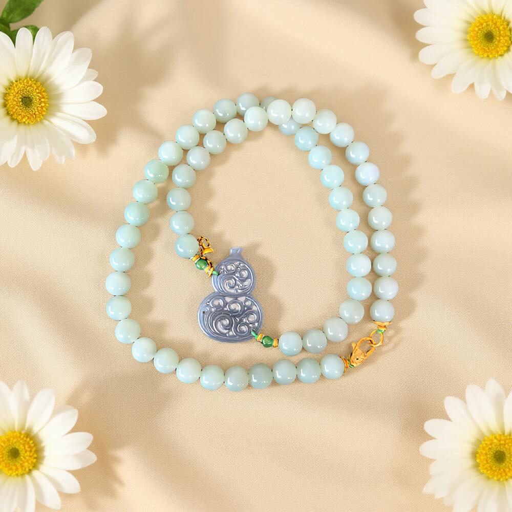 碧月说宝 君子怀瑾·当代和田玉清风专场(六) 烟紫福禄挂件