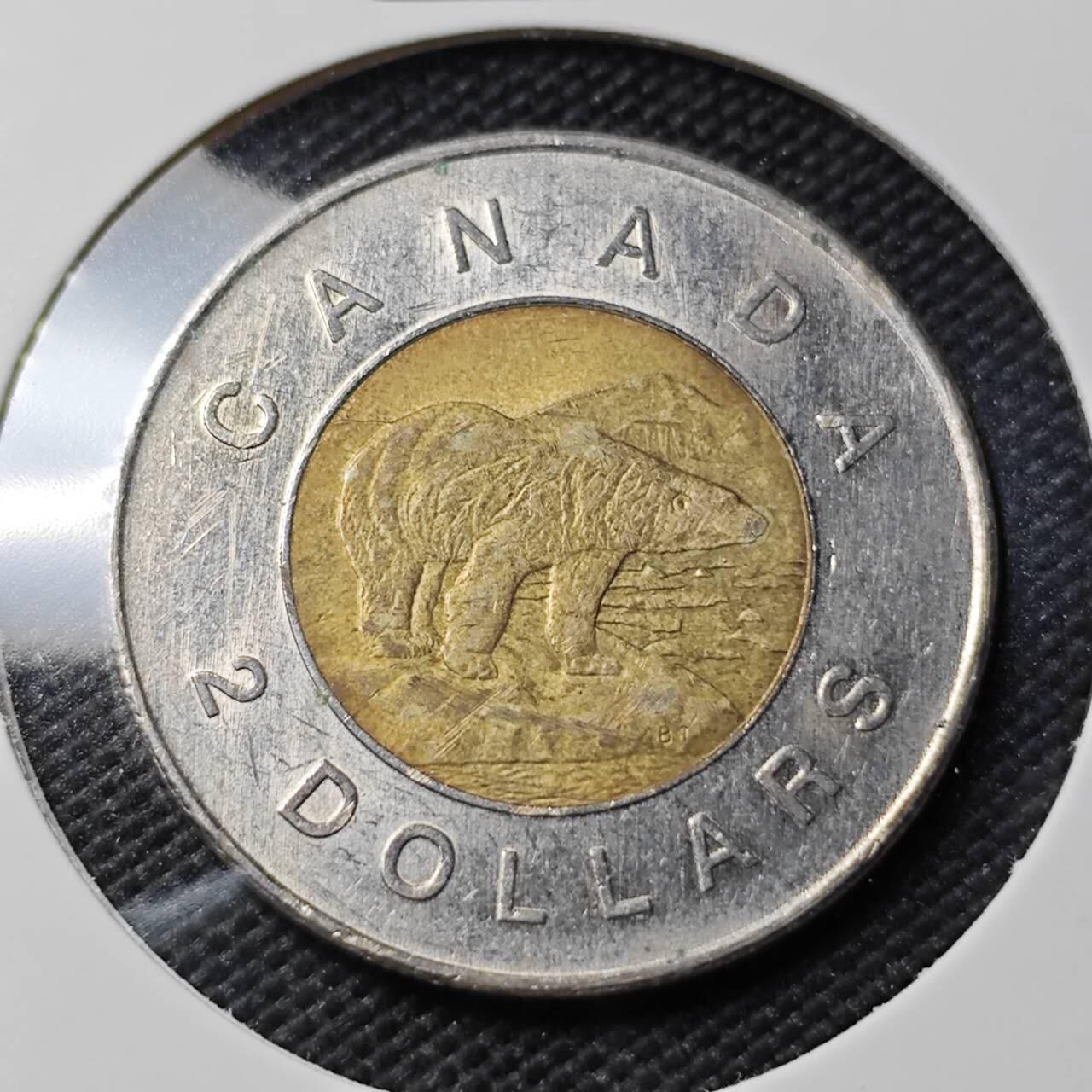 KK钱币收藏小铺  第407期 2月预留时间 周末发货  2009加拿大2元