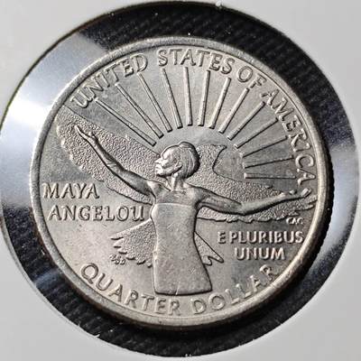 KK钱币收藏小铺  第407期 2月预留时间 周末发货 -  2022美国25分纪念币