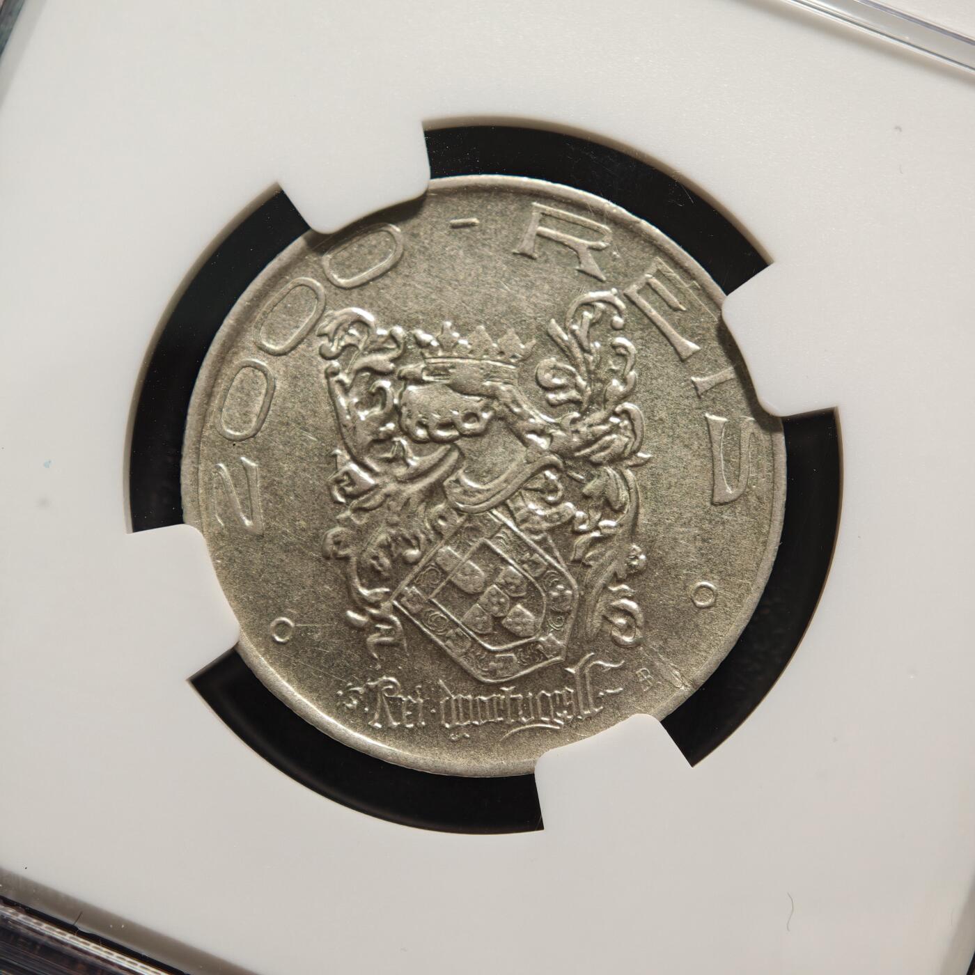 【德藏】世界币章拍卖第169期（拍品征集中~欢迎藏友联系） 1932年 巴西殖民地400周年2000瑞斯纪念银币 NGC AU55