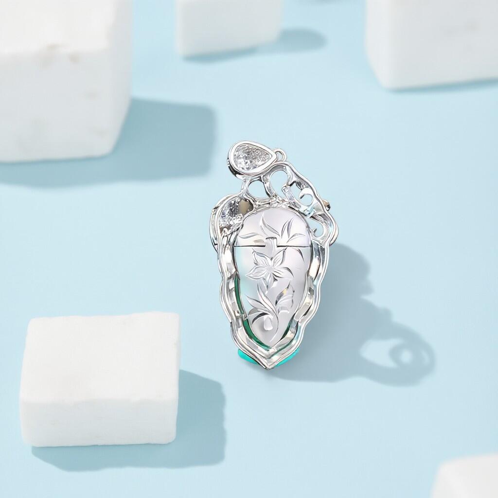 碧月说宝 君子怀瑾·当代和田玉清风专场(六) 18k镶钻翡翠阳绿金枝玉叶