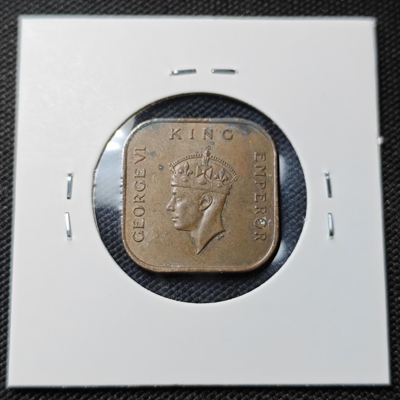 KK钱币收藏小铺  第407期 2月预留时间 周末发货  1940马来亚1分铜币