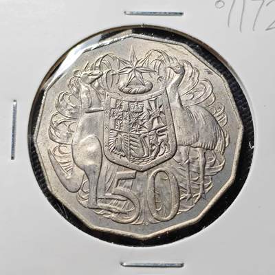 KK钱币收藏小铺  第407期 2月预留时间 周末发货 -  1976澳大利亚50分 好品