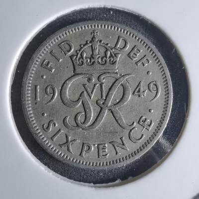 沼泽如烟--第1032场 - 英国1949年6便士