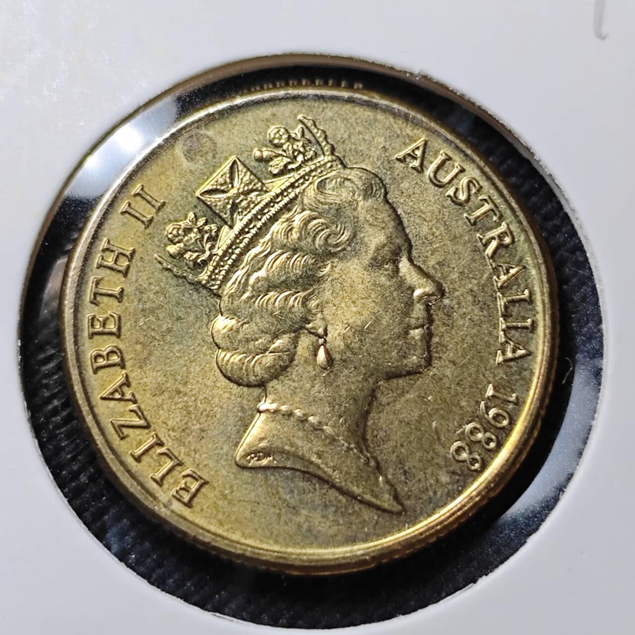 KK钱币收藏小铺  第409期 2月预留时间 周末发货  澳大利亚1元纪念币 